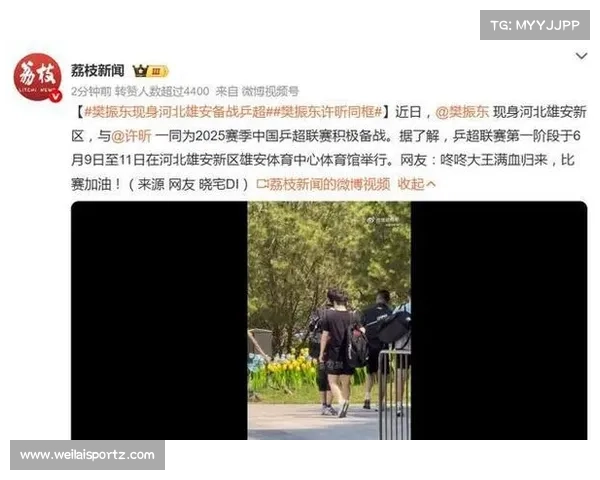 樊振东许昕同框训练备战乒超第一阶段赛事全力以赴 樊振东许昕同框训练备战乒超第一阶段赛事全力以赴